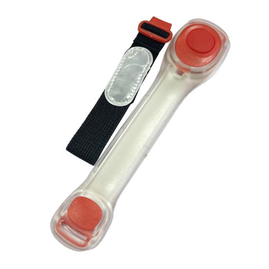 

Пов язка зі світлодіодним підсвічуванням. Висока видимість. Спорт на відкритому повітрі. Миготливий люмінесцентний ремінець. Регульована нічна прогулянка. Біг. Верхова їзда. Світиться нарукавний ремінь. червоний