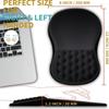 High-quality Tropical Pattern Wrist Rest Mouse Pad with 3D Memory Foam Non-slip and Ergonomically Designed for Office Relaxation