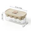 Mini 8 Grids Plastic Ice Mold With Ice Cube Box Reusable Ice Cube Tray Drink Whisky Ice Coolers Ice Cube Maker Kitchen Bar Tools