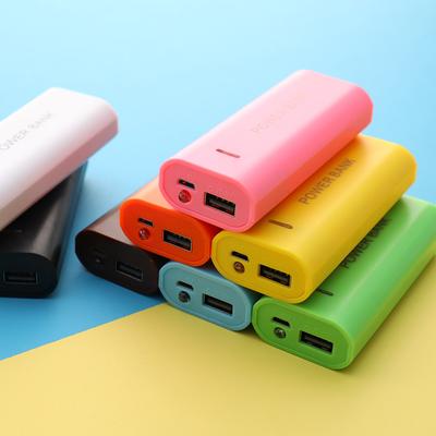 Custodia Power Bank USB da 5V 5600mAh 2x 18650 Caricabatterie Scatola Fai da Te Per la Ricarica