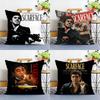 Classic S-Scarface Movie Pillow Case Plush Fabric Soft Double Sided Print Sofa Cushion Cover Throw Pillow Covers