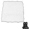 .100x100CM Kickback Goalkeeper Football Rebound Net 20 Elastic Ropes Football Practice Net Target Goal Rebound Net Training Net