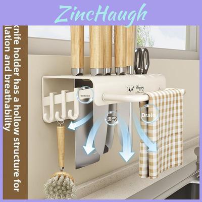 Kitchen Wall Mount Storage Rack With Multifunctional Storage For Home Use