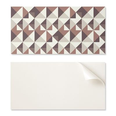 Naklejany Panel Pcv Z Motywem Idealny Do Przedpokoju 120X60 Cm Wzór Geometryczny Z Trójkątami