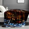 Demon Slayer Print Blanket - Soft & Comfortable, for Bedroom, Travel, Sofa, Home Decoration - Birthday Christmas Gift for Friend