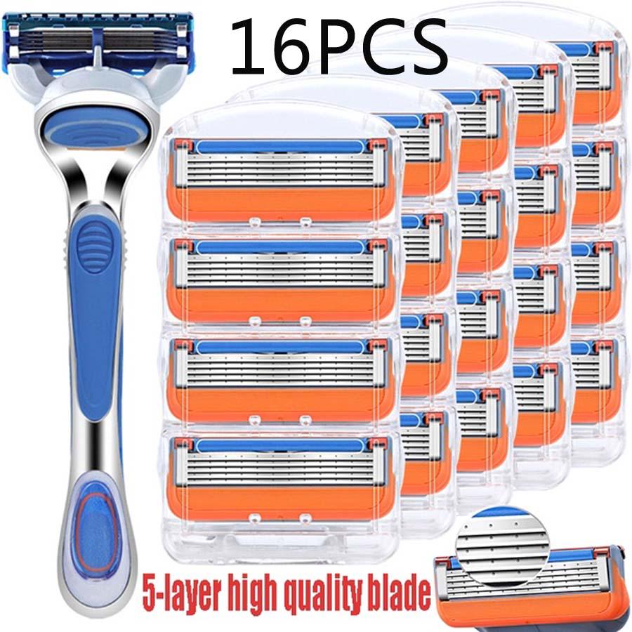 Shawer Rip Frame Buy 16PCS 5-layer Razor Frame Combination Men's Razor Blade Shaving ...