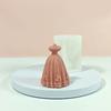 Abendkleid Silikonformen für Kerzen Seife Fondant Schokolade Süßigkeiten Hochzeitskleid Silikonkerzenformen für Epoxidharz