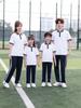 College Style Summer School Uniform Set: Short Sleeve Polo Shirt for High School Sports