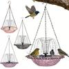 Outdoor Hanging Bird Bath with Solar Fountain Hanging Solar Bird Bath Fountain for Outdoor Garden Backyard Patio Lawn