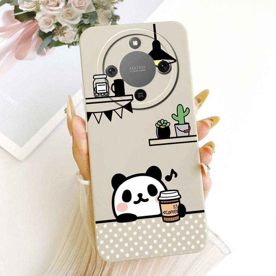 For Honor Magic 8 Lite Case Honor X9d MTN-NX1 Cute Dog Panda Cartoon Cover Silicone Case For Honor X70 X 70 HonorX9d Soft Fundas