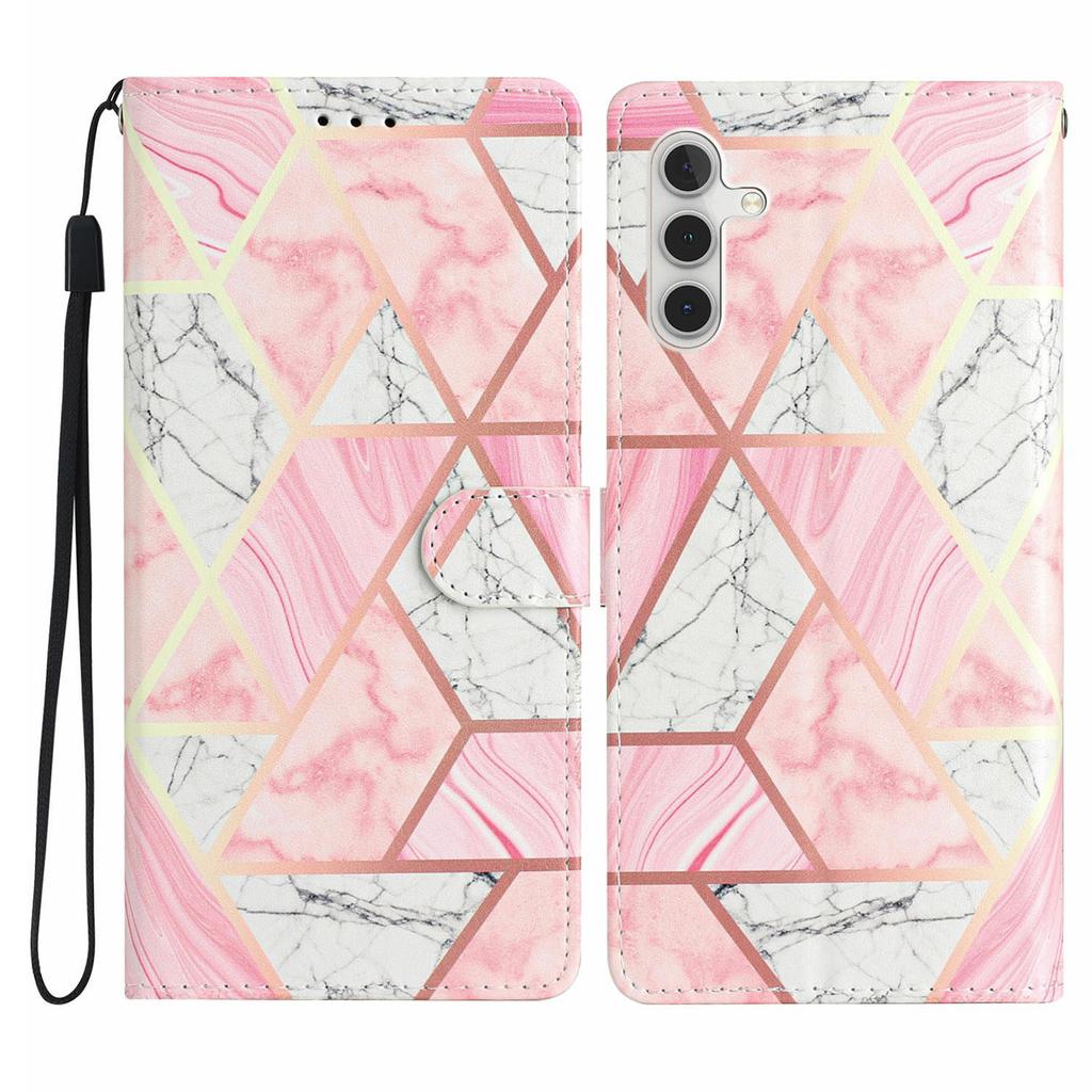 For Samsung Galaxy A36 5G Wallet Case PU Leather Pattern Printing Stand Phone Cover with Strap