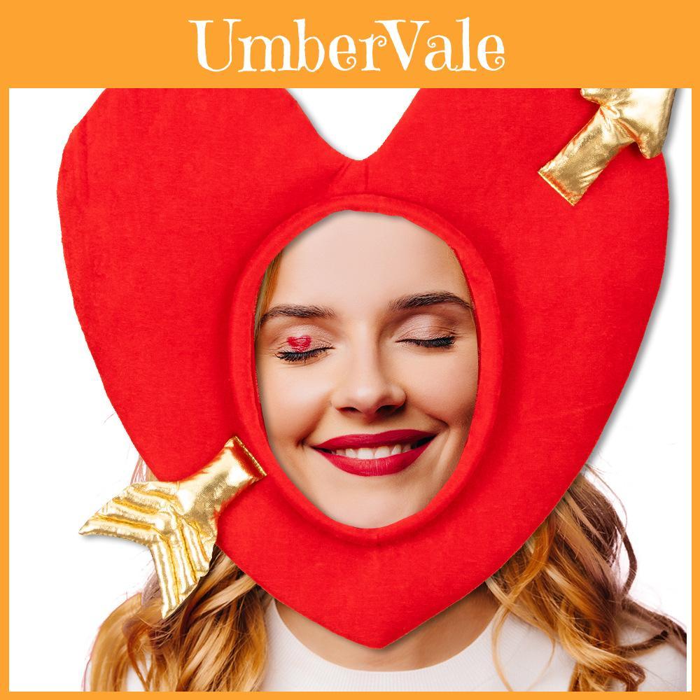 Cupid Heart Headgear Cosplay Costume Prop For Valentines Day Parties