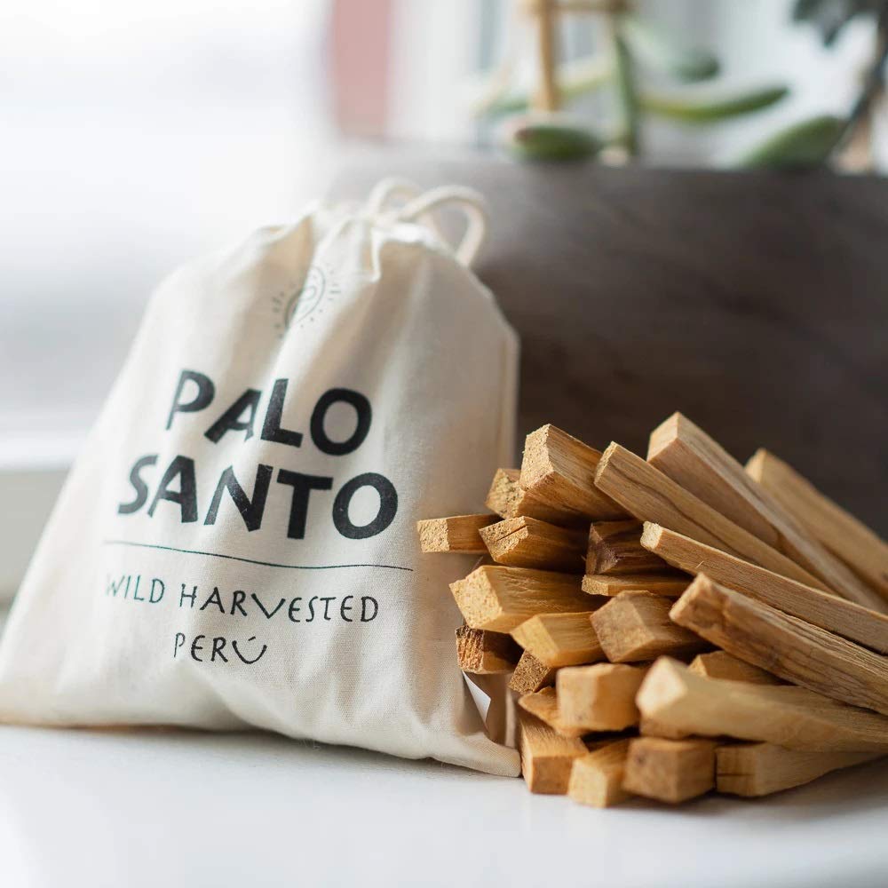 Luna Sundara Palo Santo Räuchersticks, Palo Santo Räuchersticks, Duftendes Holz [100g Beutel]