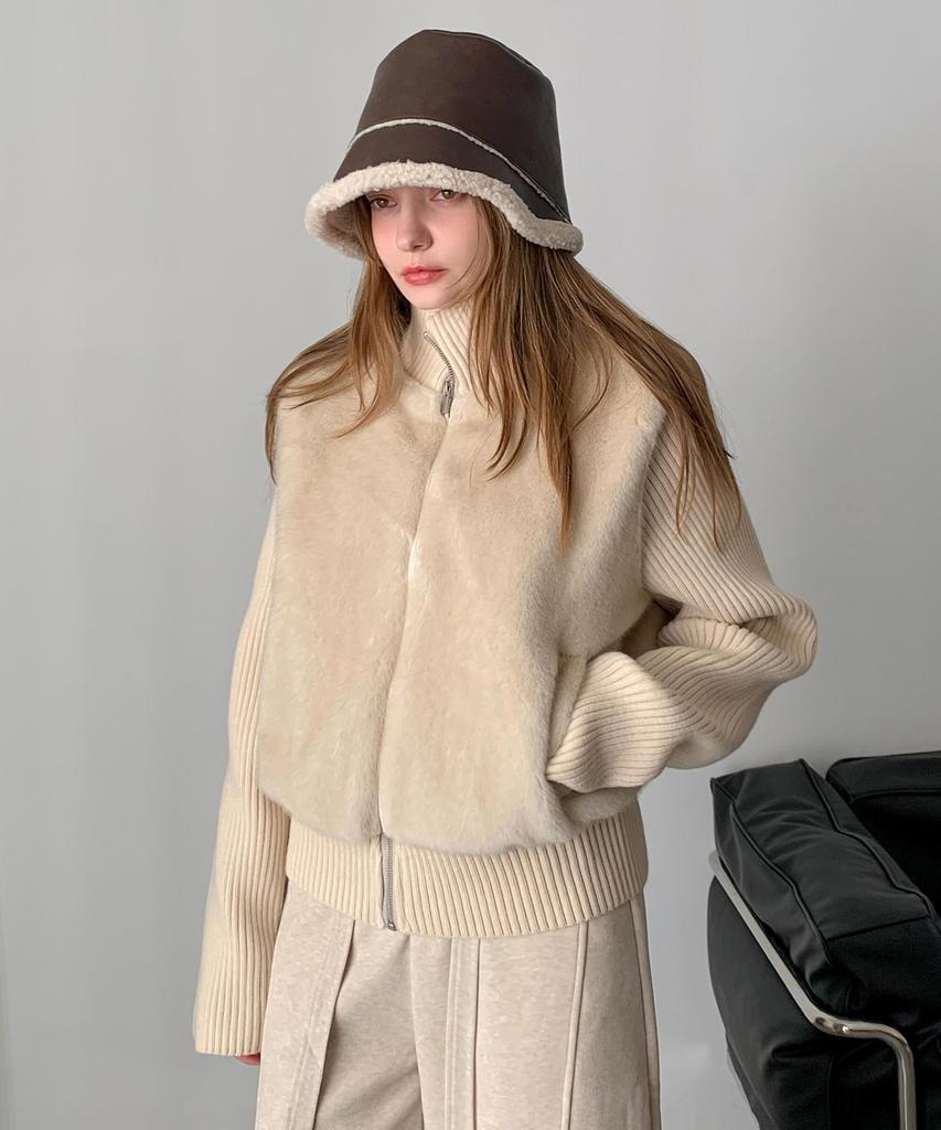Baseukala Faux Leather Bucket Hat (2Colors)