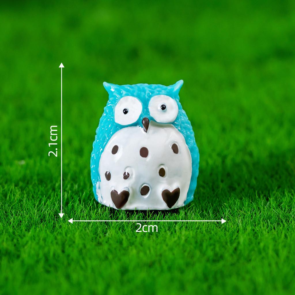 

Ландшафтный Креативный Микро Сад Сов Ландшафтные Аксессуары Настольная Игрушка Декор синий