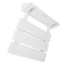 Wall Mounted Drop Leaf Shower Seat Foldable Bathroom Bench for Home Sauna Room Use White