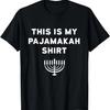 Hanukkah Pajama Shirt - This Is My Pajamakah Shirt Gift Tee T-Shirt