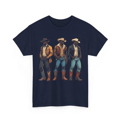 African American Cowboys T Shirt, Country Western Rodeo Black Cowboy Shirt
