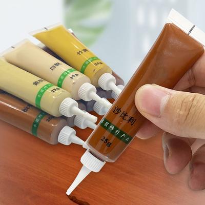 25g Floor RepairMulti-Color Wood Repair Paste Floor Discoloration Repairing Paste For Cabinet Table Desks Wood Repair Wood Stain