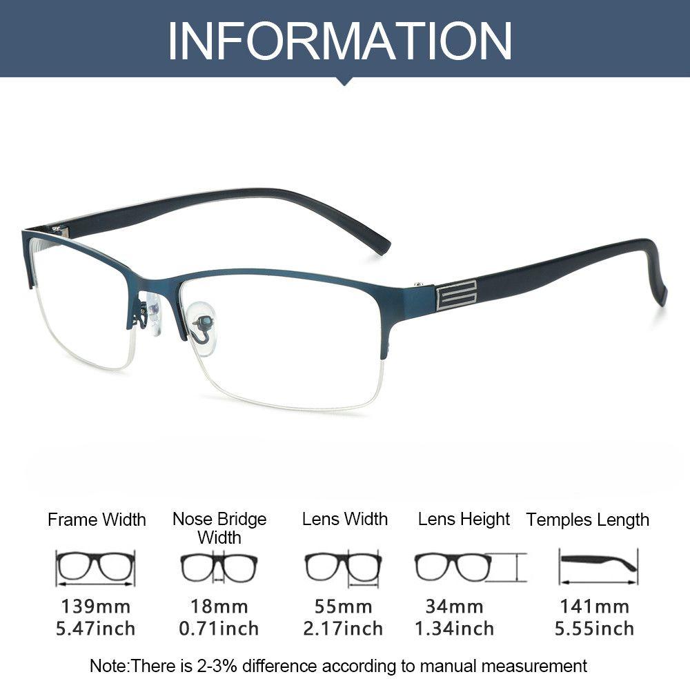 Reading Glasses Myopia Glasses New Frame Business Blue Light Proof Glasses Frame Classic Myopia Glasses