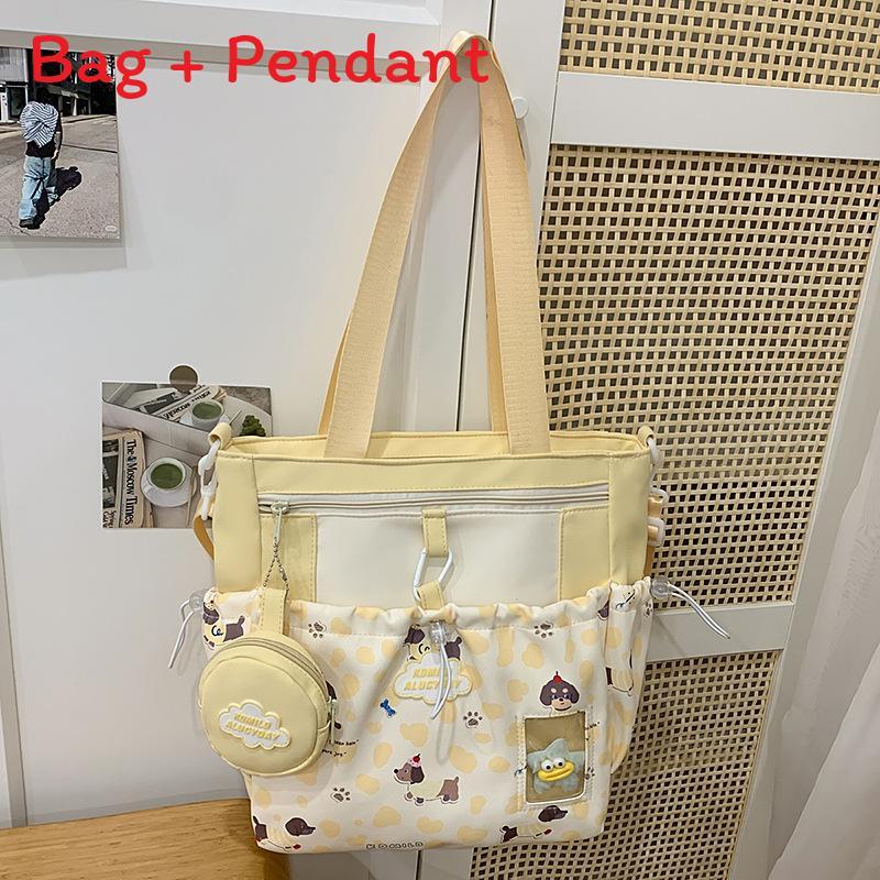 Leopard Print Backpack For Girls With Nylon And Pouch For School Use