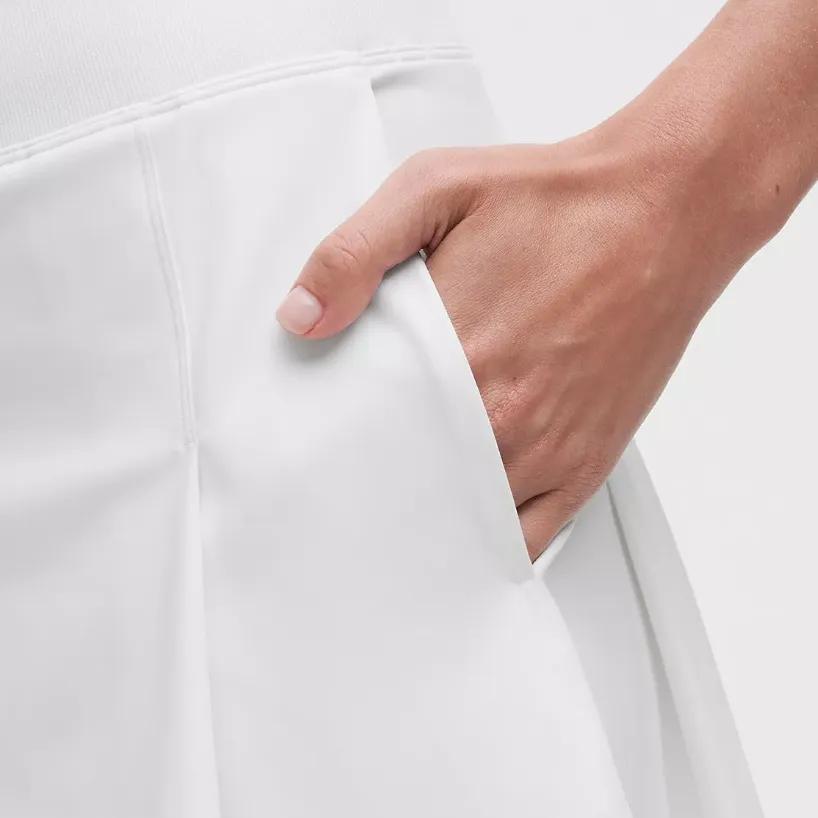 Lululemon Casual Short Skirts Women's White / Wht Moderate Short Skirt (Unisex) Casual Short Skirts LW8AX5S | White