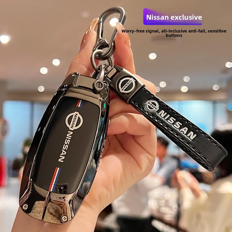 5 Button Zinc Alloy Car Key Case for Nissan Patrol Versa m Maxima Altima Rogue Armada Sentra Murano Leaf Sunny X-Trail Qashqai