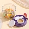 650Ml Portable Handheld Breakfast Cup Yogurt Bowl Leak Proof Salad Bento Lunch Box With Spoon