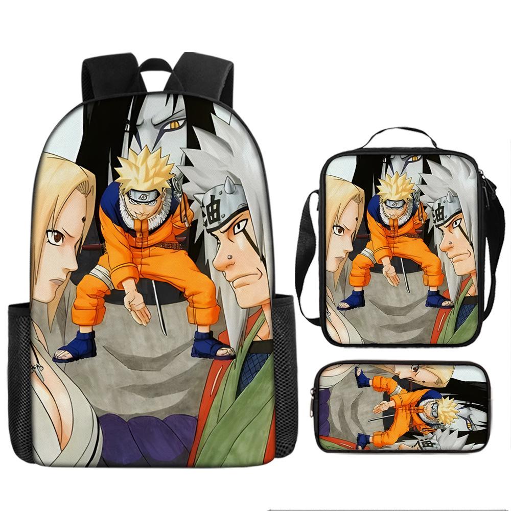 Naruto Large Capacity Backpack Primary School Students 3rd To 6th Grade Junior High School Girls Backpack