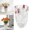 Eleganti Vasi da Fiori in Vetro con Base Stabile Forma Creativa a Tulipano Vasi di Cristallo per Esporre Vari Allestimenti Floreali