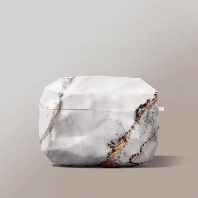 Fo Rmarble Design Pattern Case for AirPods Pro2 Pro 2 2nd USB C Cover for AirPods 3 3rd 2 1 Pro Generation Cases with Hook