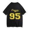 Nayeon New 's and 's T-shirt Breathable and Loose Solid Color Simple Short-Sleeved T-shirt Fashion Hip Hop Short Sleeve