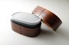 Osaka Choseido Magewappa Bento 2 with Lunch and Bonus Beige Band Box, Tiers, 540cc, Lid, Band,
