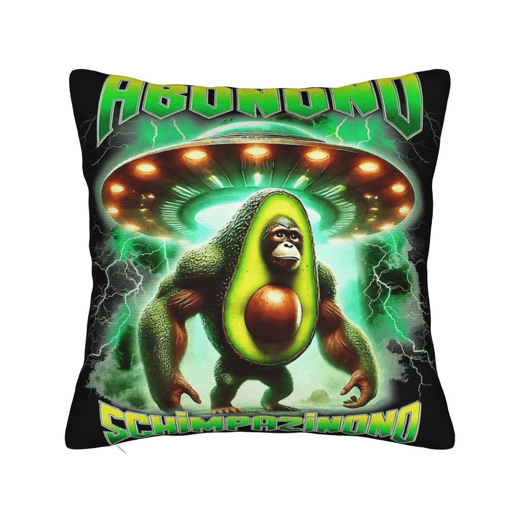 Watermeloni Crocodili Brainrot Fusion Italian Meme Pillowcases Cute Funny Pillow Case For Couch Sofa Bedroom Comfy Pillow Cover