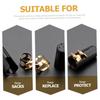 Abaodam Saxophone Ligature Mouthpiece Cap Set, Black, Metal, Alto Saxophone Cap Clip, Musical Instrument Accessory, Playing, Practice, Replacement