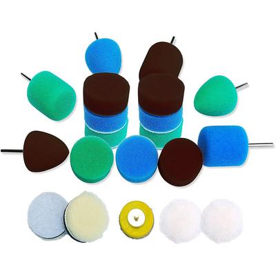 Swagell Detail Polishing Pads, Buff Pad Kit for Mini Sanders, Electric Drill Rotary Tools, Small Area Polishing Pads