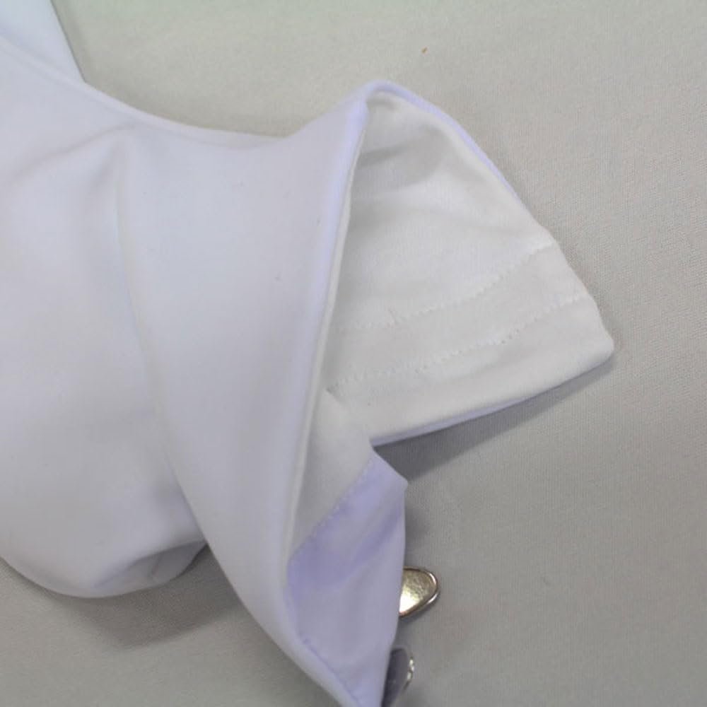 [hgb253] Toray High-Stretch Tabi Socks, 5-Clasp, Made In Japan, White [Kimono Biyori] (4L)