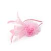Elegant Feather Hair Accessory For Women Elastic Hairband With Adjustable Clip For Horse Races Parties Photography