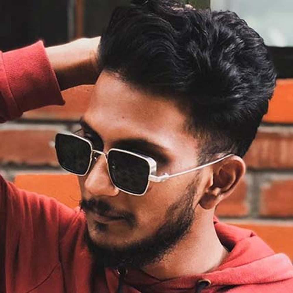 Lightweight Unisex Polarized Sunglasses Indian Style Anti-UV Glasses Retro Square Sunnies  Summer
