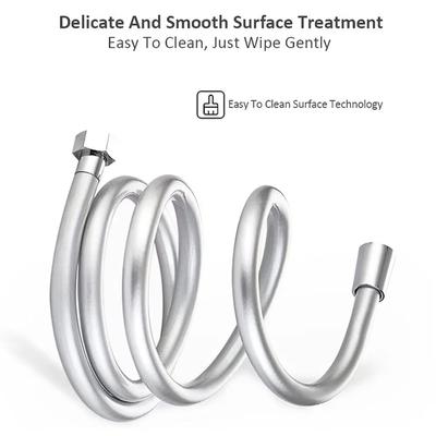 1,5/2/3/4M Hochdruck-Duschschlauch Sanitär für Badezimmerzubehör G1/2'' Universell PVC Flexibel Anti-Verwicklung Duschschläuche