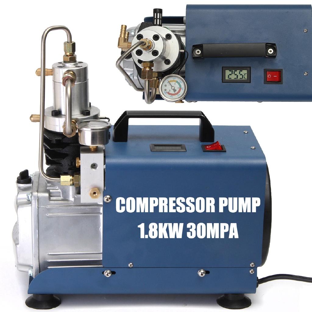 300BAR High Pressure PCP Compressor Electric Air Pump Minicooper PCP Pump 4500psi 220-240V 50HZ For Airgun Diving Scuba