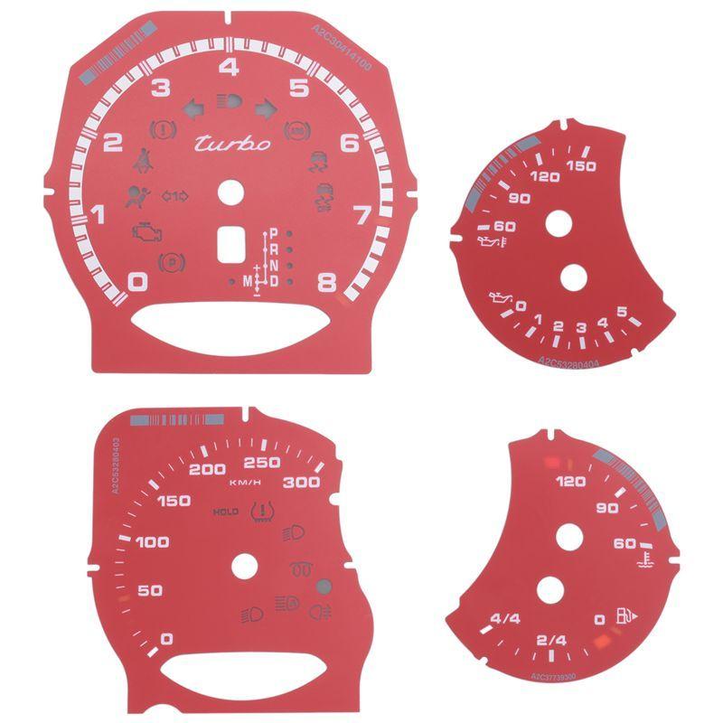Authentic Gauge Face Dial Facelift For 971 Cayenne Macan 718 Paramera 911 Carrera 991 Dash Cluster Overlay