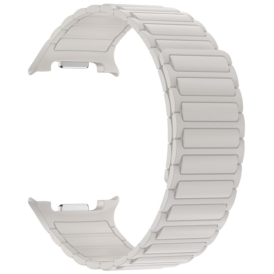 Magnetický silikonový řemínek k hodinkám pro Samsung Galaxy Watch 8 Classic 46mm Pánský řemínek pro Samsung Galaxy Watch 8 40/44mm Náhradní