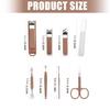 Safety Lock Nail Trimmer Kit Ergonomic Non Prevention Technology Travel Friendly Case