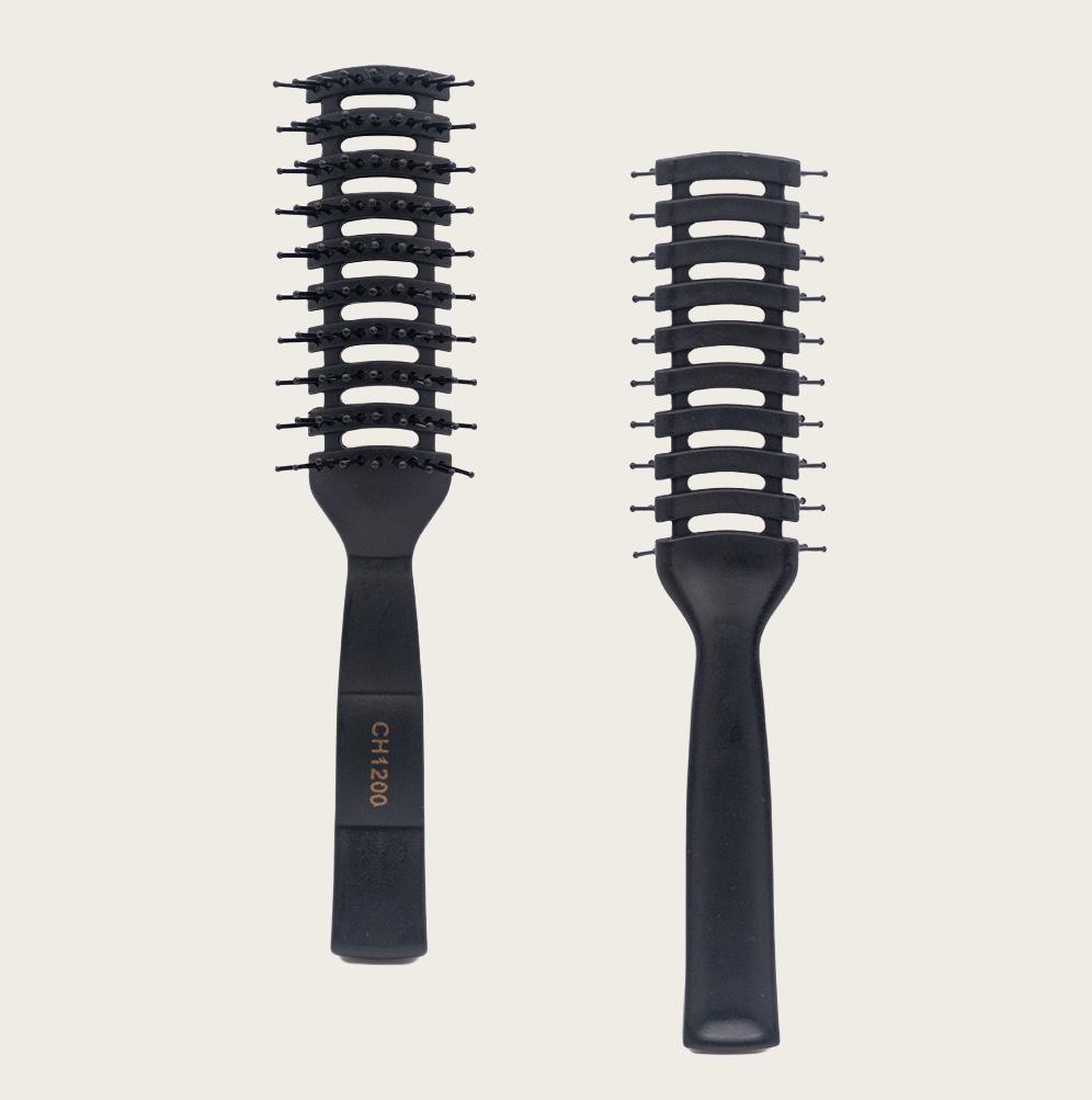 Men s Backcombing Rib Comb for Fluffy Slicked-Back Hairstyles - Stylist s Specialty Curling and Massage Comb