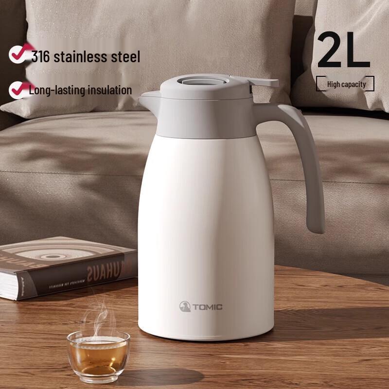 TOMIC 2L 316 Stainless Steel Insulated Thermos Kettle