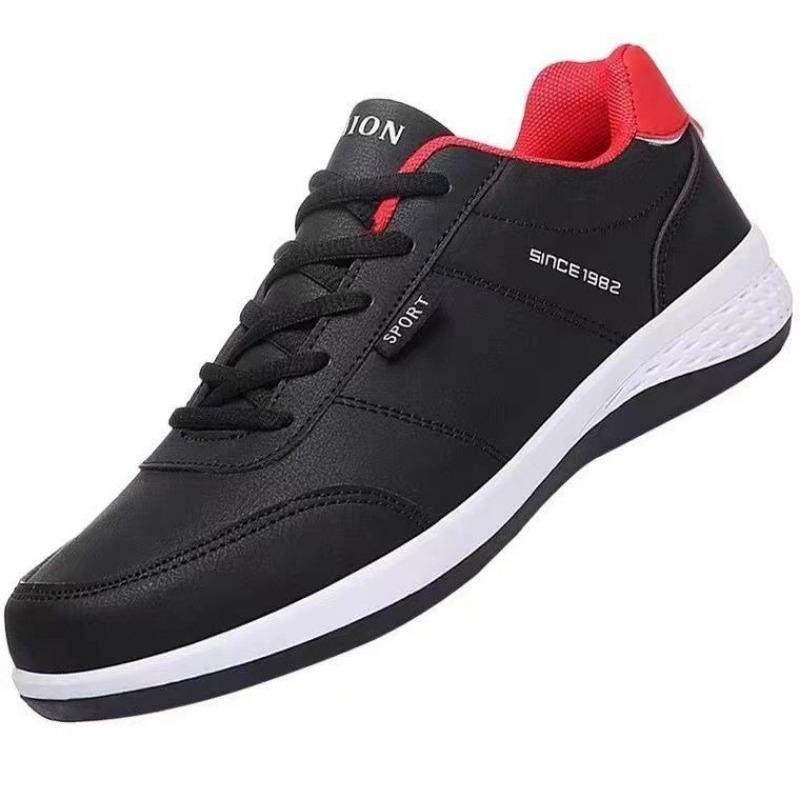 Men's shoes spring leather breathable casual shoes green comfortable soft sole fashion sports shoes light sports shoes