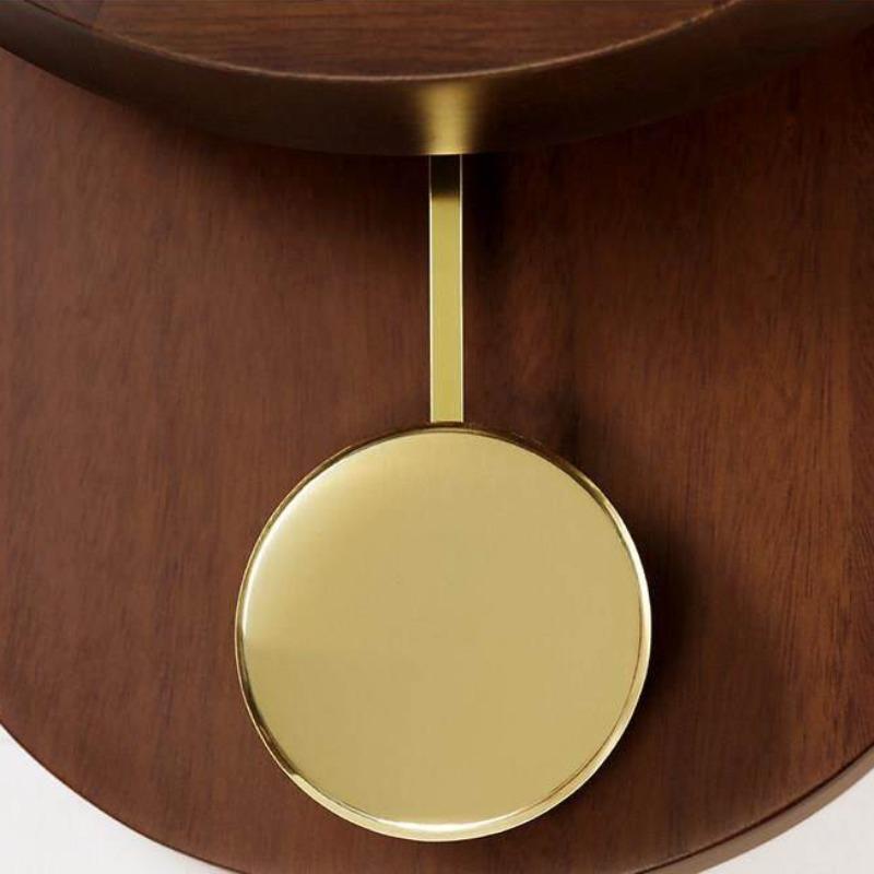 Decorative Wall Clock Modern Wood Wall Watch Luxury Aesthetic Pendulum Clocks Silent Minimalist Elegant Living Room Watches