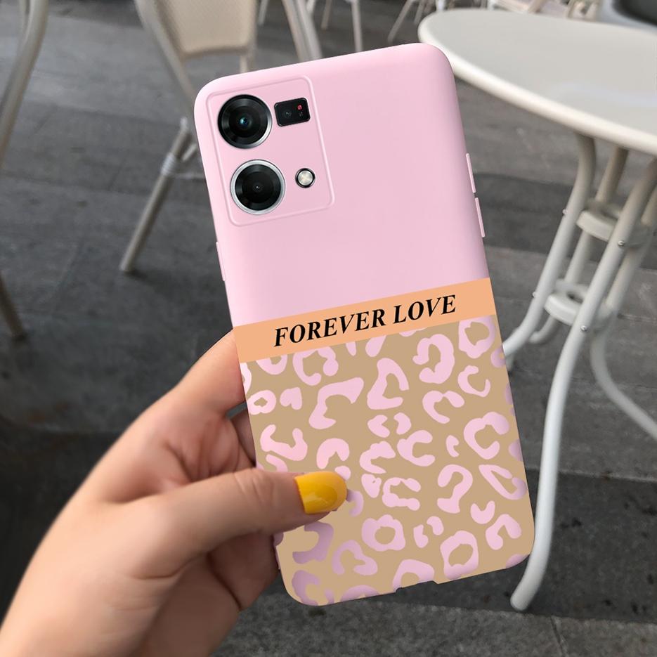 Für Oppo Reno7 4G Hülle CPH2363 Oppo F21 Pro 2022 Schöne Kunst Bemalte Abdeckung Weiche TPU Handyhülle Für Oppo Reno 7 F21 Pro Rückseite