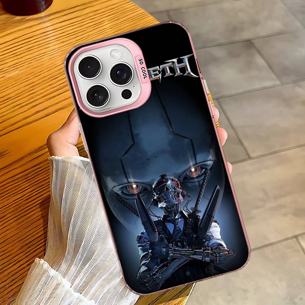 

Music Rock M-Megadeth For iPhone 17 Pro Max 17 Air 16 Pro 15 14 13 12 11 Color Matte Protect Phone Case iPhone 14 pro